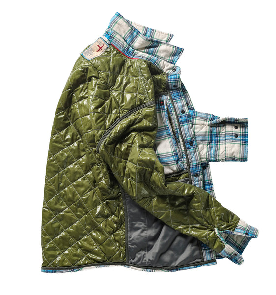 Quilted Flannel Shirtjacket