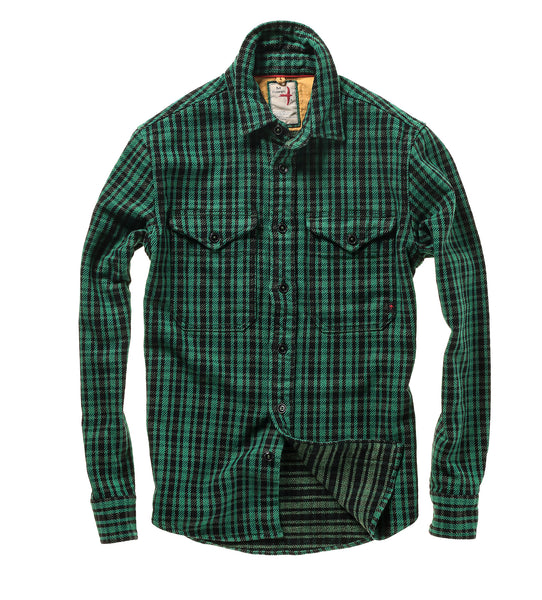 GreenBlackGridPlaid