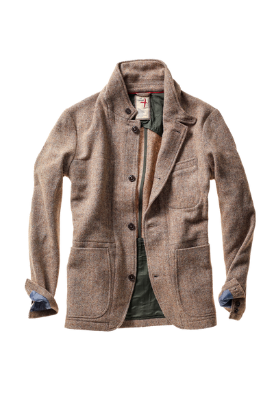 ash brown herringbone