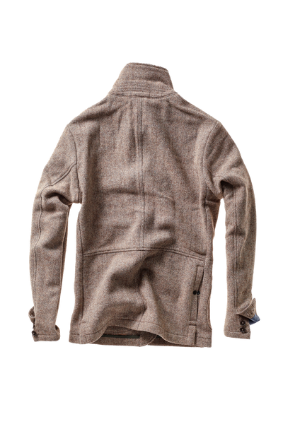 ash brown herringbone