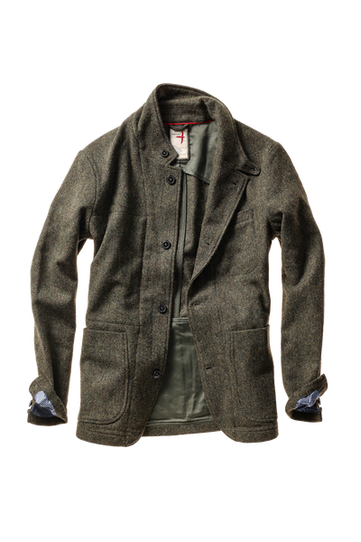 olive blk herringbone