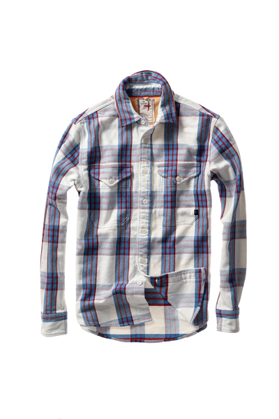 white lt blue plaid