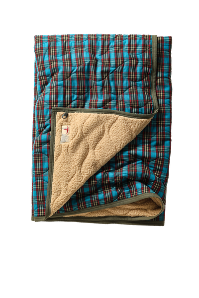 marine blue district plaid