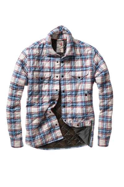 white multi plaid