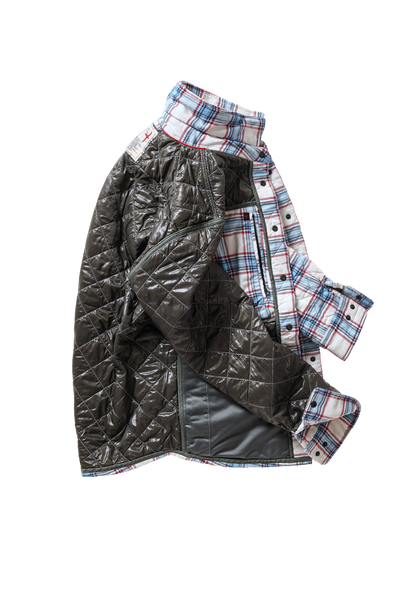 white multi plaid rollover