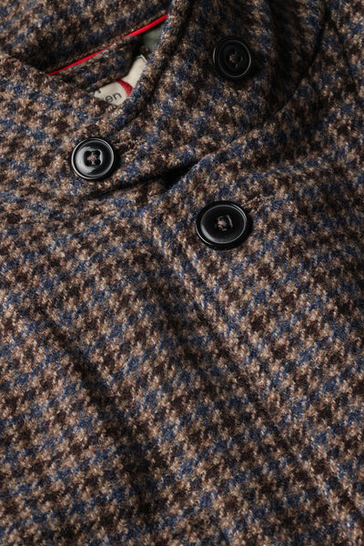 brown/blue check tall