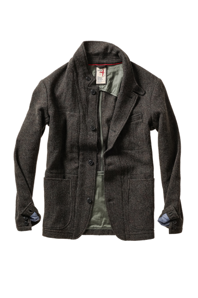 char olive herringbone