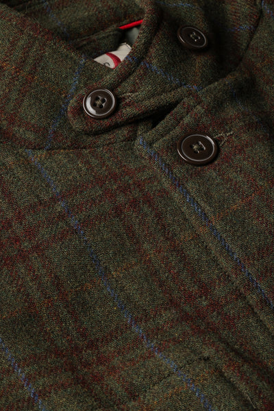 loden/rust district plaid tall rollover