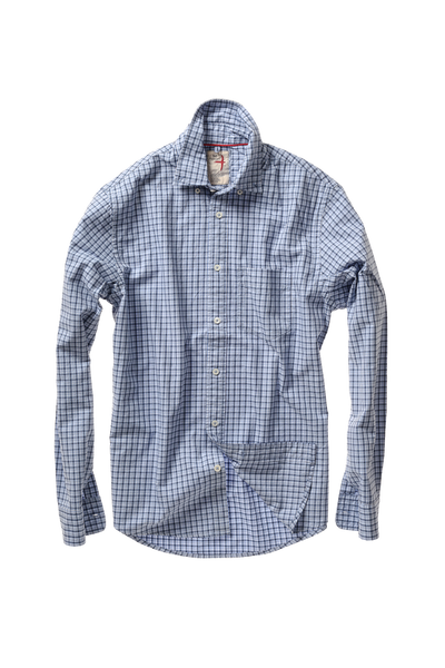 lt blue multi mini check