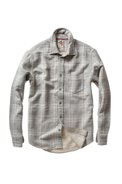 natural/grey plaid