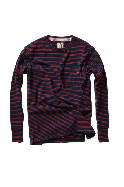 navy/red stripe