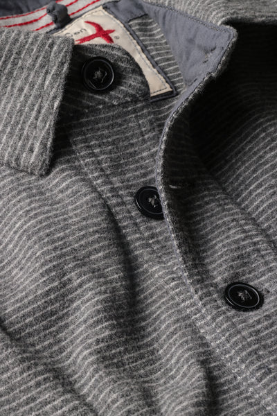 charcoal stripe tall rollover