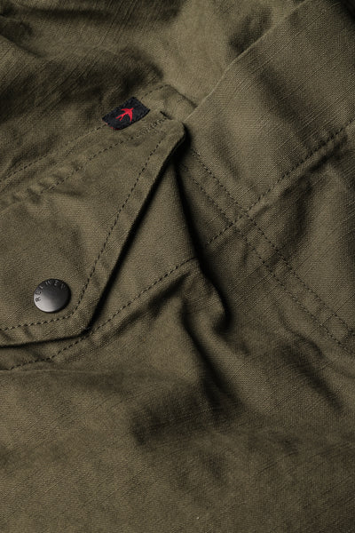 olive drab slub canvas tall