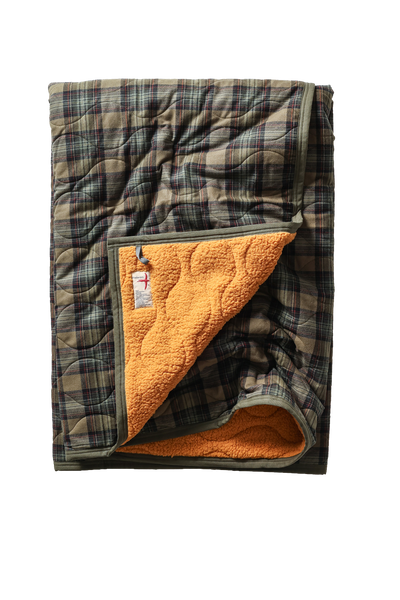 dk olive/black plaid