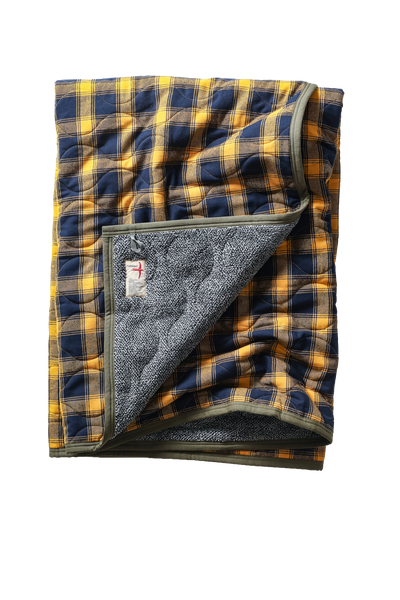 midnight/gold district plaid