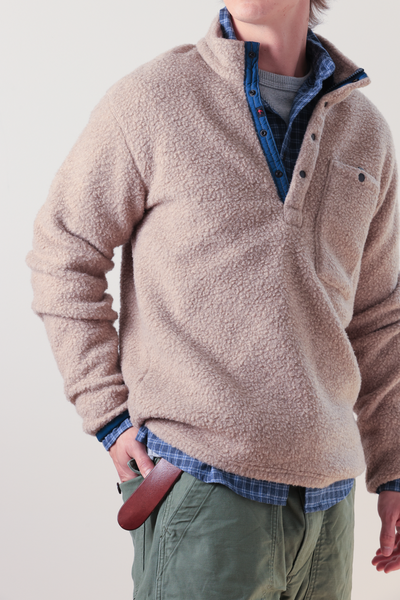 Wooly Shag Snap-Zip