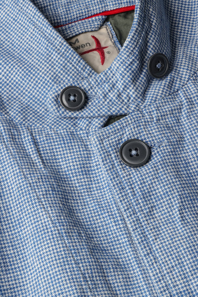 blue white houndstooth-tall