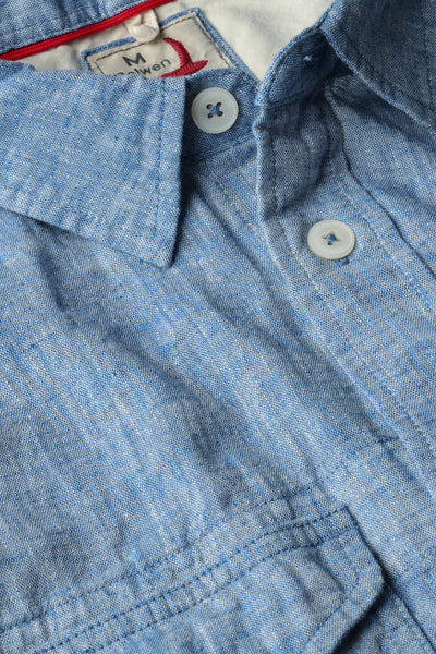 chambray blue rollover tall