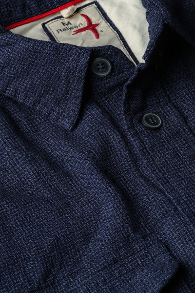 dk indigo mini houndstooth rollover tall