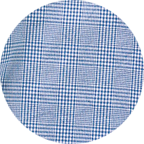 
French Blue/Wht Glen Plaid
