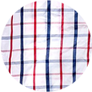 
White/Red/Blue Tattersall
